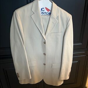 BANANA REPUBLIC TAN SUIT